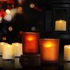 6 PCS Flameless LED Tea Candle With Battery Flicker Dining-table Tealight Timer Remote Birthday Home Decoration Votive Candles