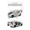 1/18 Scale Toyota Prado SUV Off-road Vehicle Alloy Scale Car Model Diecast Metal Sound and Light Collection Children Toy Car Vehicle Gift