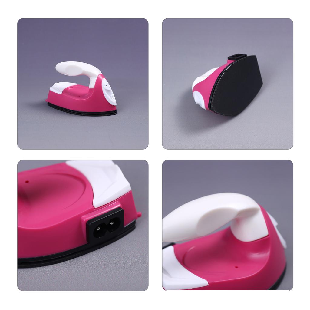 Мини-ручной утюг для одежды с антипригарным покрытием, портативный электронный утюг для рукоделия и рукоделия с американской вилкой