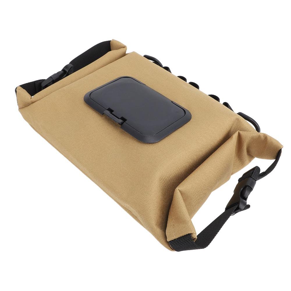 Pull Out Type Camping Wipes Dispenser Canvas Material Large Capacity Travel Wipes Dispenser Portable Design Durable