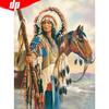 Алмазная вышивка Портрет Алмазная полная планировка Лошадь 5d Алмазная картина Круглые стразы Изображение