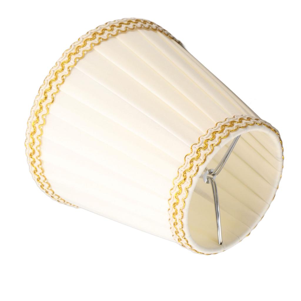 Маленький абажур с зажимом на стол, деревенский тканевый абажур, современный для настенных бра, подвесного светильника, осветительных приборов