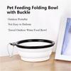 350ml Pet Folding Silicone Bowl Collapsible Outdoor Travel Portable Puppy Food Container Outdoor Feeder Dish Bowl Pet Supplies