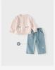David Bella Girls' Sweater Spring Collection New Baby Cotton Anti static Knitted Sweater Children's cardigan