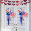 3D  Independence Day Umbrella Decoration Wall Hanging American Flag Simulation Flower Festival Door And Window Decoration