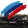 3-Color Kidney Grille Sport Insert Trim Cover Strips For BMW 5 Series E60 04-10