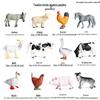 Трансграничная модель диких животных: Прерия, Коричневый, Снег, Хищники Волки и Волчонок Образовательная демонстрационная игрушка