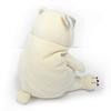 Shinada Global Mochi Series Mochi Bear White (M) 14 X 14 X 22cm Stuffed Animal Bear MOKW-0230W