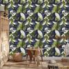 Wallpaper Fashionable colorful leaves for living room and bedroom 50x1000