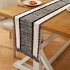 with Gradient Tassel Long Tablecloth Splicing Color Table Cover Farmhouse Table Runner  Party