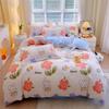 Flower Botanical Duvet Cover Set 3pcs Floral Bedding Set for Kids and Adults Comforter Covers Pillowcases, Washable Home Textil