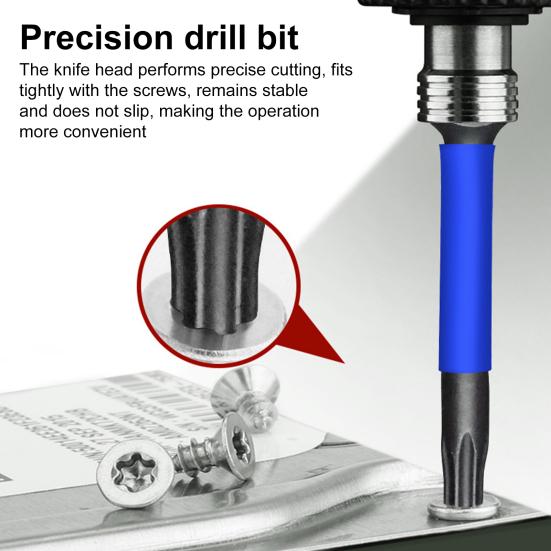 Набор магнитных ударных гайковертов 46 шт. Высокопрочный, устойчивый к ржавчине, широко используемый, переходники для торцевых головок, гайковерты для барашковых гаек, набор сверл