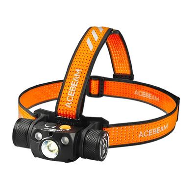 ACEBEAM H30 LED Яркий 4000 3 Режима 200 Часов работы от батареи IP68 Налобный фонарь для чрезвычайных ситуаций и активного отдыха Дневной белый Красный Налобный фонарь, Люмены,