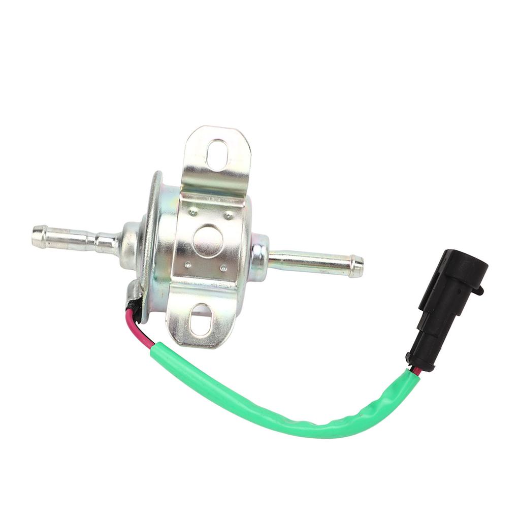 Electric Fuel Pump 2 Pin Plug Alloy Steel 12V Excavator Accessory for Replacement