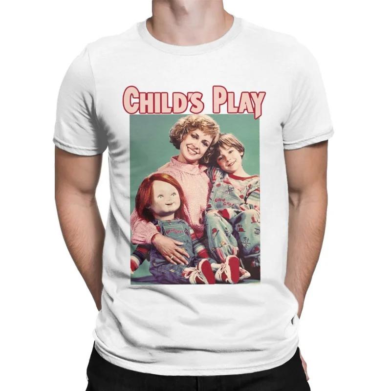 Child's Play Chuck Women's Top T-shirt Doll Murder Vintage T-shirt Harajuku Round Neck T-shirt Pure Unique Top