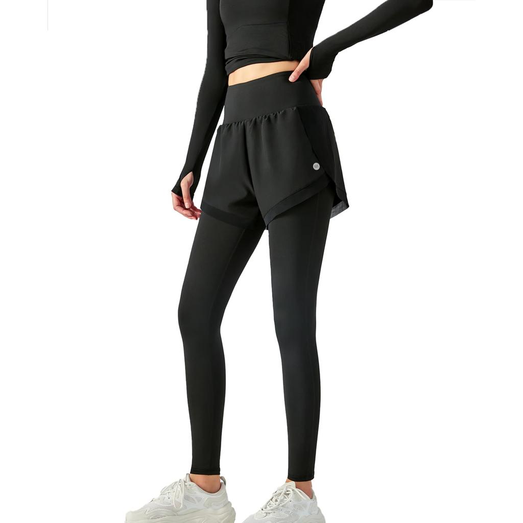 IRCOLVE Yoga Yoga Pants and Fitness Sports with Pockets Women's Shorts, 9/10 Length, 1/4 Length, Leggings, One-Piece Set, Loungewear, Wear, Shorts,