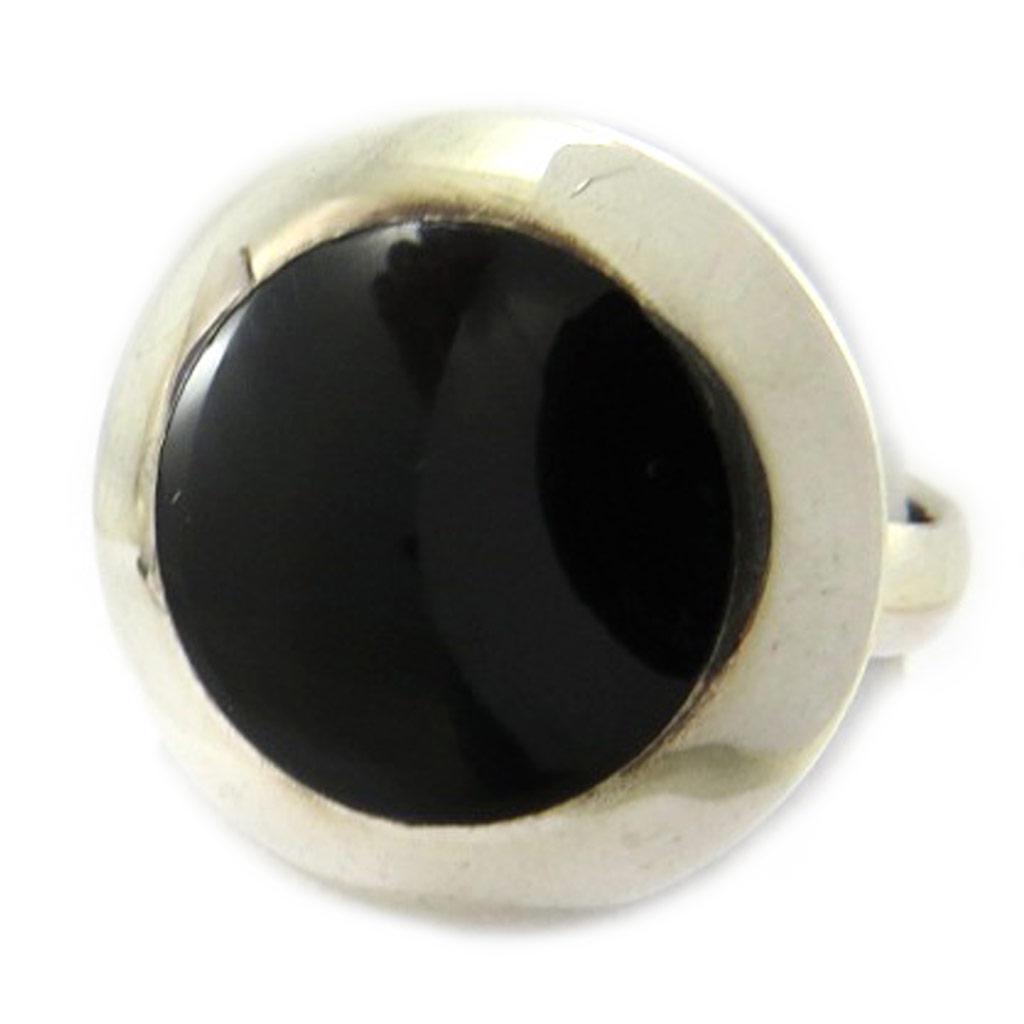 Серебряное кольцо "Око мудрости" Оникс