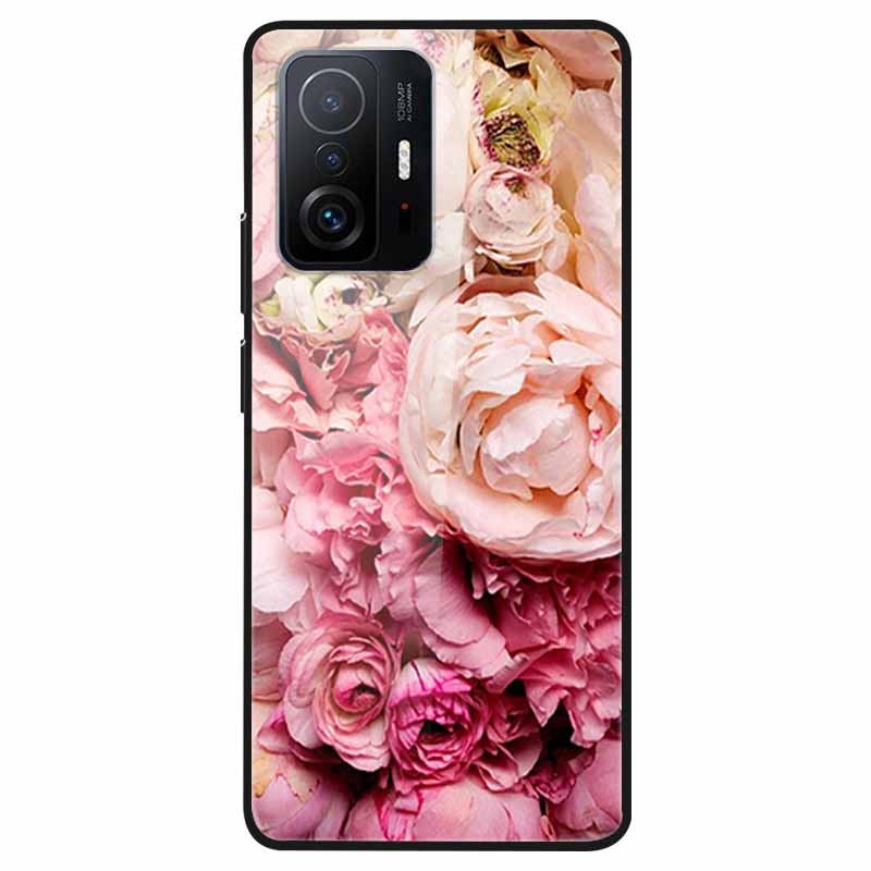 Закаленное Стекло Чехол Для Xiaomi 11T Чехол 6.67 Крутой Бампер Жесткий Стеклянный Чехол Для Xiaomi 11T Pro Чехол Mi 11T Pro Mi11T Capa Оболочки