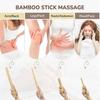 4 шт. бамбуковая палочка для массажа всего тела для спортзала, путешествий, многофункциональная ручная
