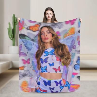 TINI STOESSEL Futtura Tour Фланелевое одеяло Супермягкое плед для дивана кровати Декоративное смешное покрывало Чехол для дивана-кровати