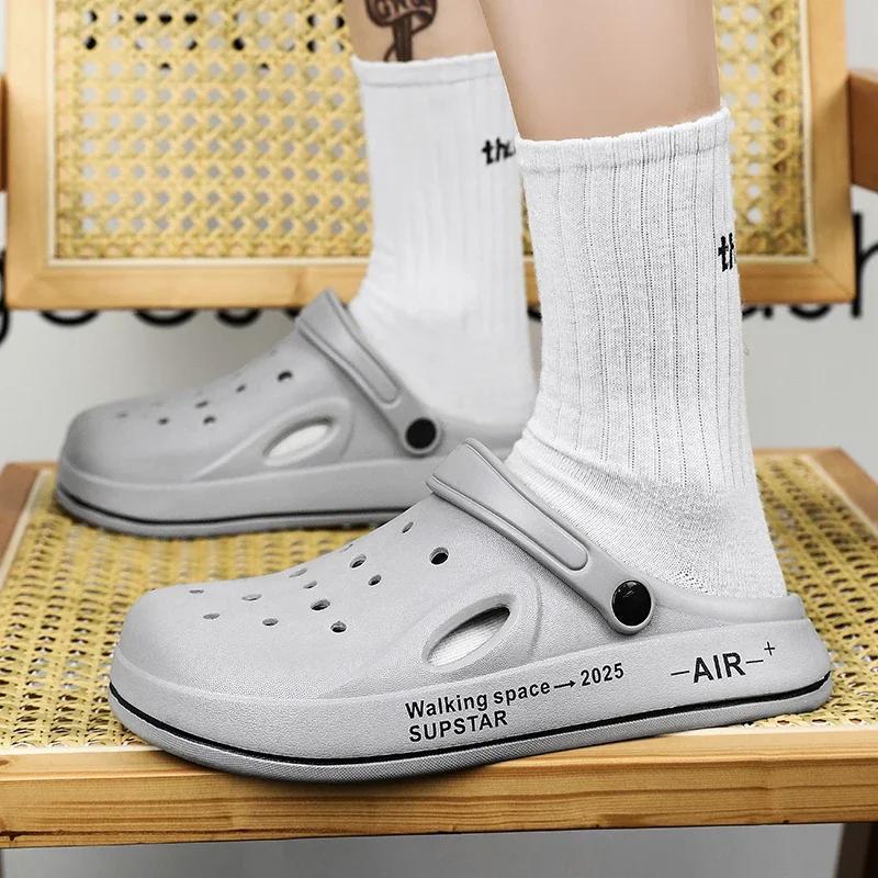 Тапочки для гостиной на лето мужские шлепанцы обувь мужские оригинальные шлепанцы мягкие мужские тапочки для ходьбы дома мужские шлепанцы