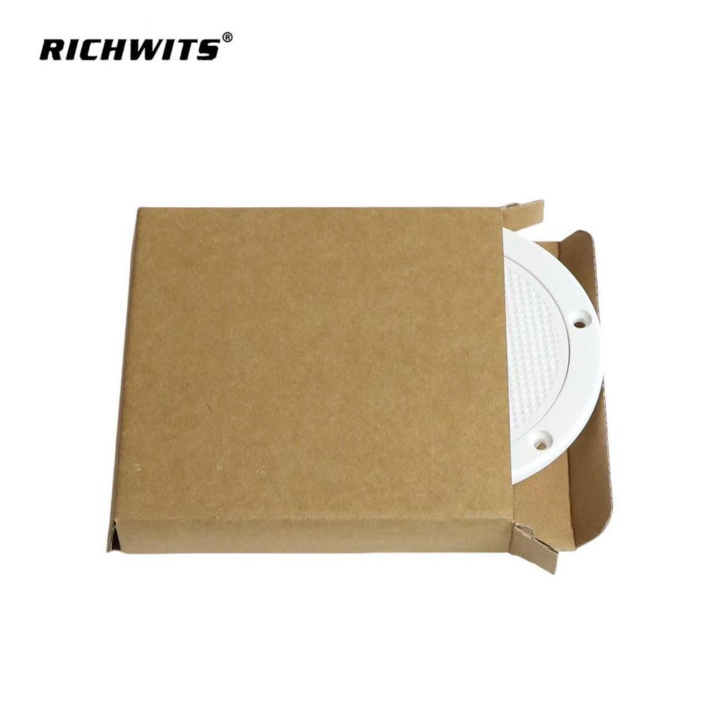 Round Deck Hatch Cover for Yacht Inspection - Marine Hardware