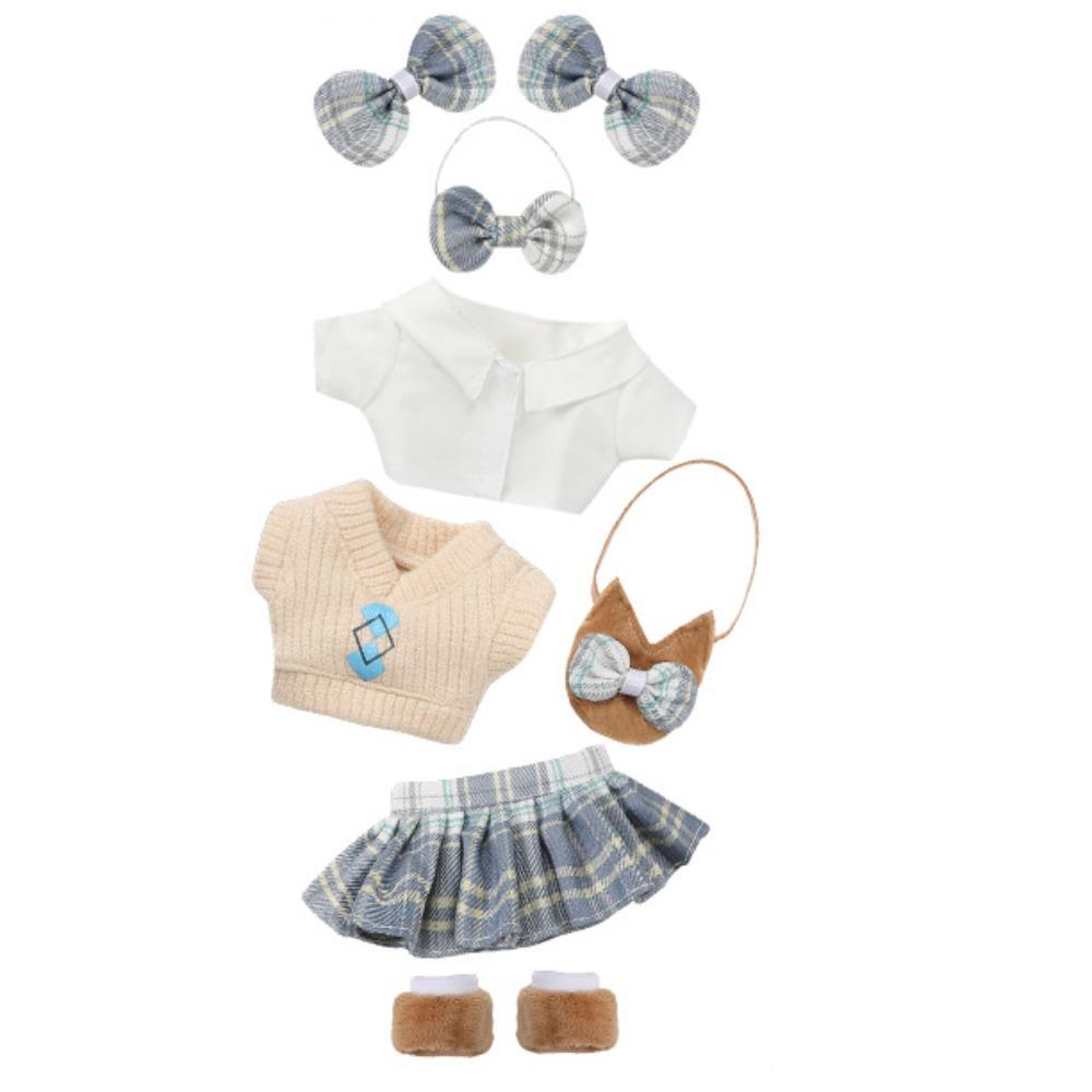 1 комплект Платье принцессы 20 см Одежда для хлопковой куклы Мода Одежда для куклы без атрибутов 20 см Хлопковая кукла