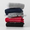 Hengyuanxiang Women's Thickened Pure Cashmere Round Neck Pullover Sweater