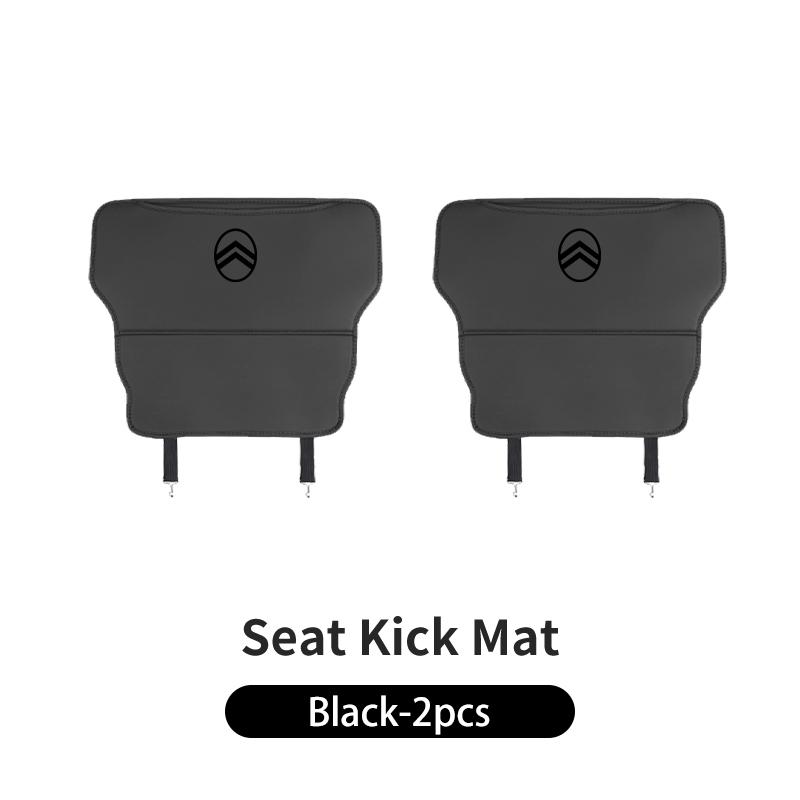 Car Seat Back Anti-Kick Pad Semi-Cover For Citroen C4 C3 C5 C1 C3 Berlingo Celysee Cactus Picasso Aircross Saxo