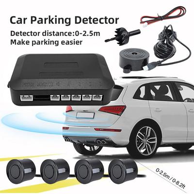 Автомобильный радар заднего хода Buzzer 12 В, звуковой сигнал тревоги для автомобиля, радар заднего хода, звуковая сигнализация, комплект безопасности