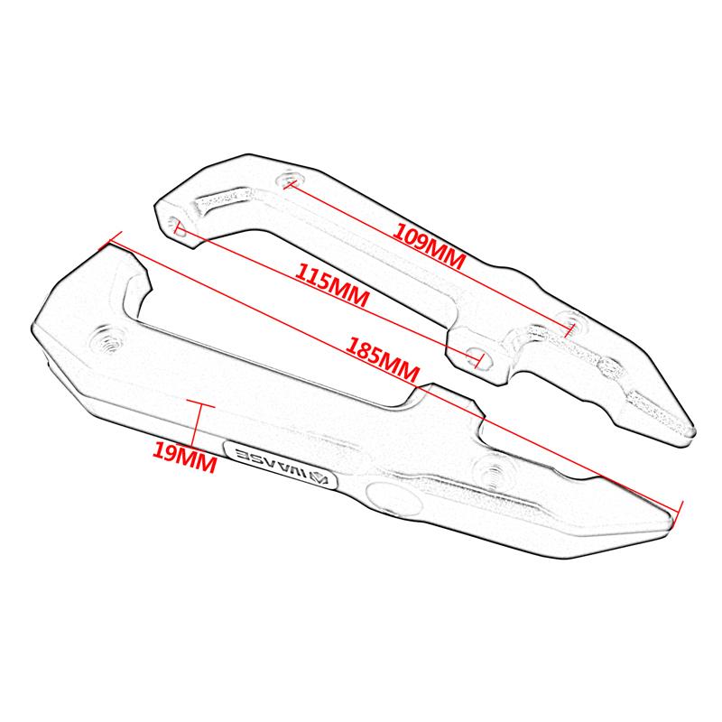 Waase Для Honda MSX125 Grom 125 2021 2022 2023 2024 Задние ручки для пассажира Ручка для пассажира на заднее сиденье