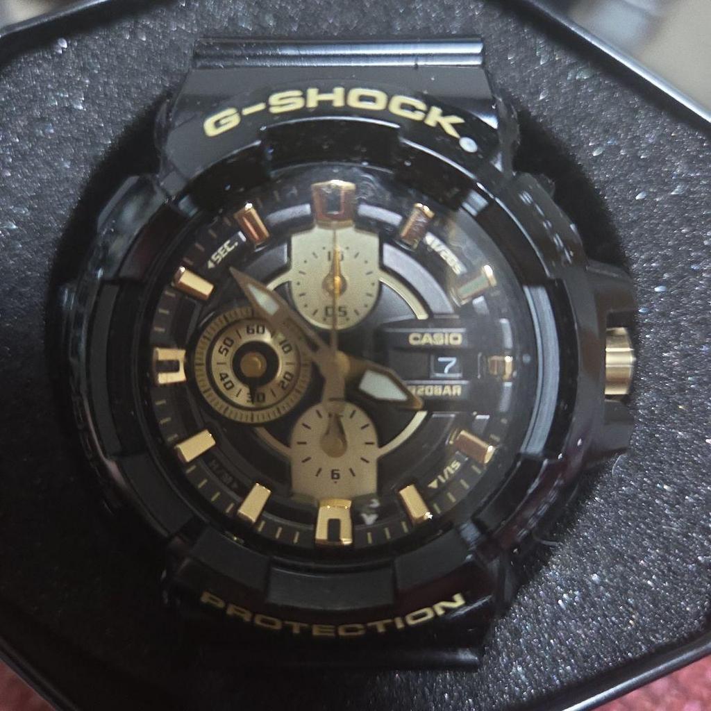 Б/у часы CASIO G-SHOCK Черно-золотые