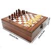 4-IN-1 Chess Set Kids Adults Chess Board Game for Playing Chess Cards Dices Dotted Tiles