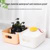 Desktop Storage Box: Rectangular Organizer for Cosmetics, Snacks, and Sundries
