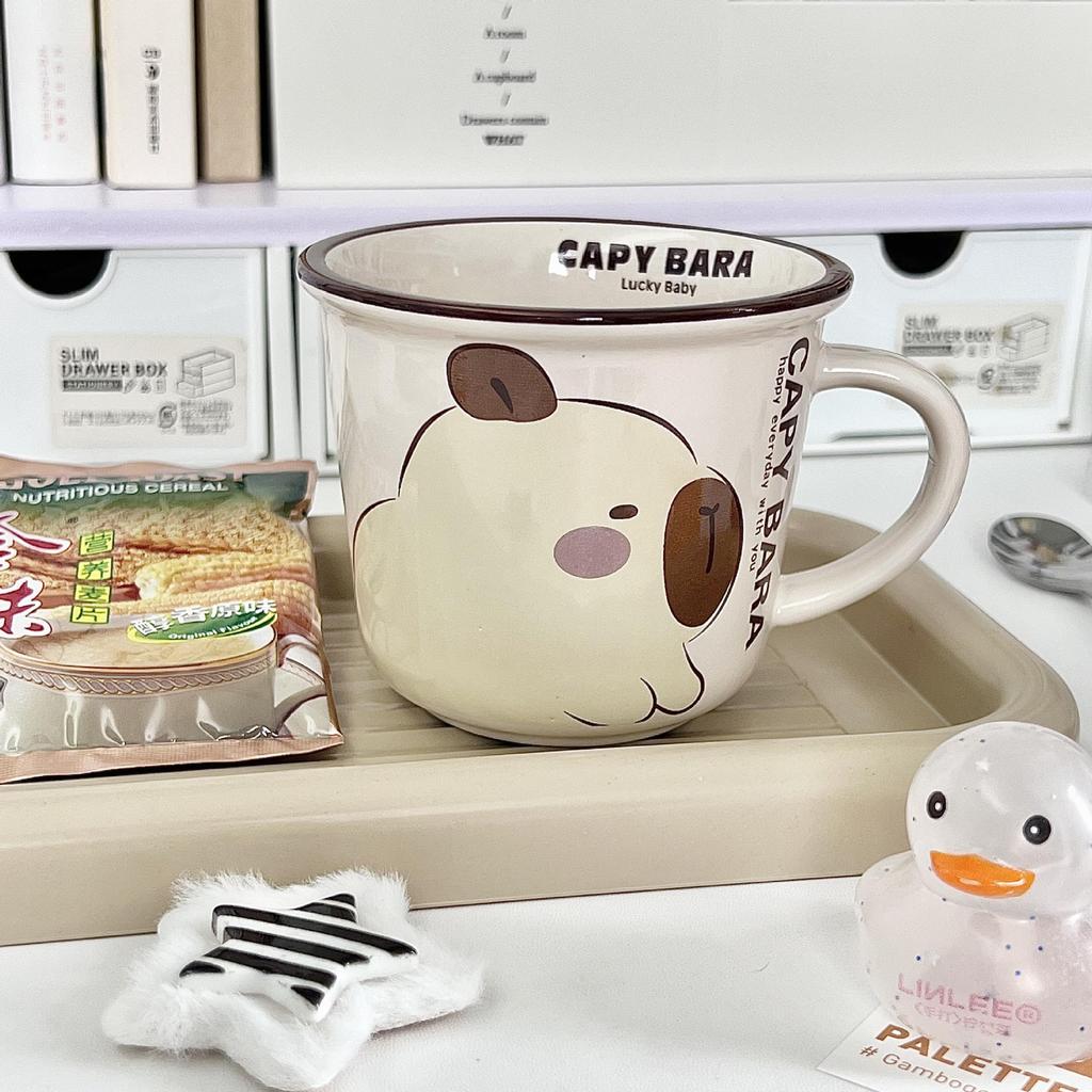 Подарок Подарок для девочек на день рождения Капибара Детская чашка для воды Парная керамическая кружка Лучший друг Сувенир Подарочная коробка