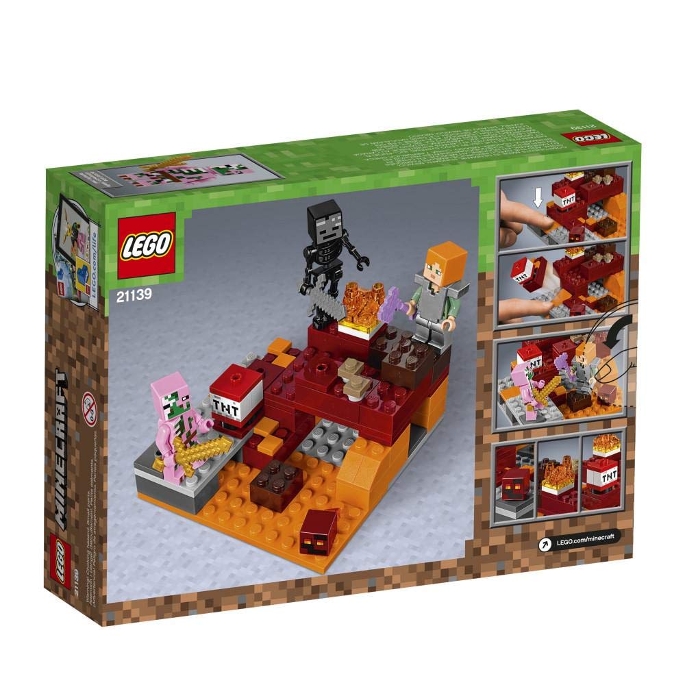 LEGO Minecraft Netherfight 21139 Набор для сборки (84 штуки)