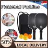 Pickleball Paddles Non-slip Grip Graphite Surface Portable Outdoor Sports Racket Set