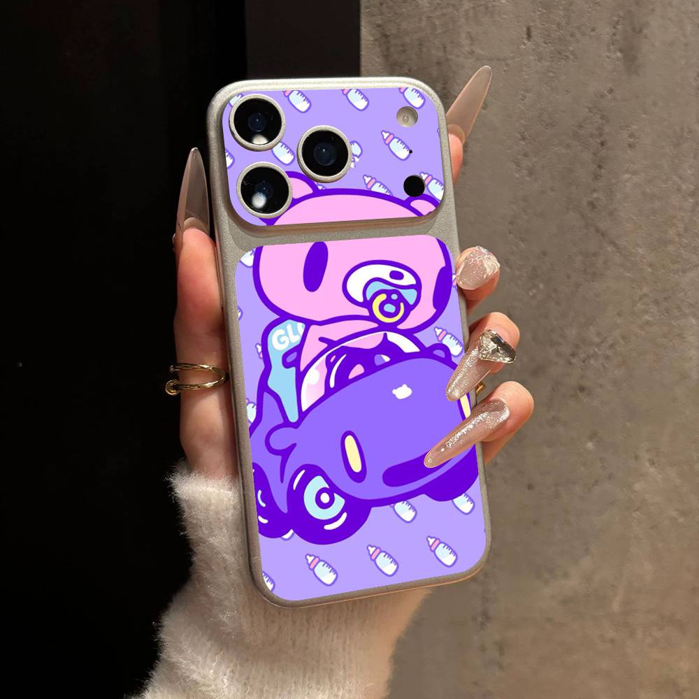 Защитная наклейка-обертка на заднюю панель для IPhone 17 Pro 17 Pro Max, в стиле ретро-аниме, с изображением G-Gloomy B-Bear