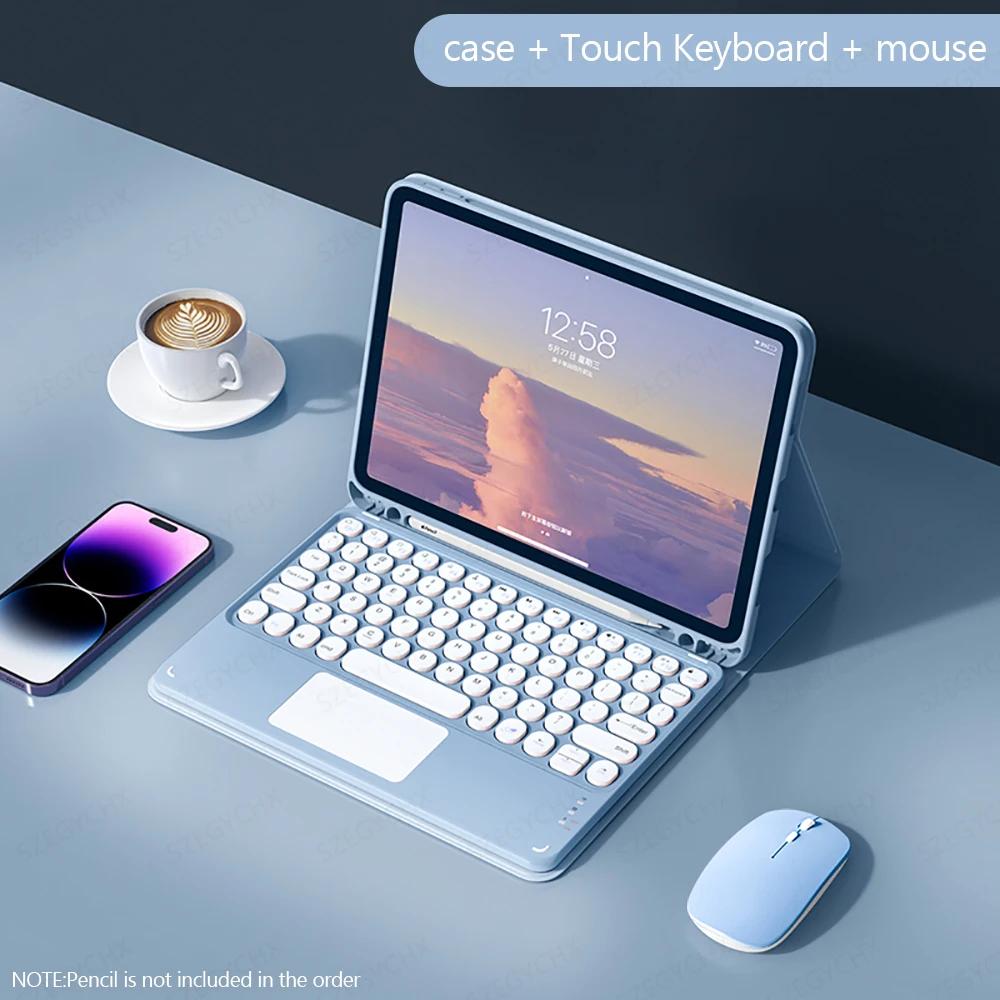 Чехол-клавиатура для iPad для iPad 9-го 10-го Поколения iPad Pro 12,9 11 дюймов Air 5 4 Mini 6 10,2 8-го 7-го Поколения Чехлы для Magic Keyboard