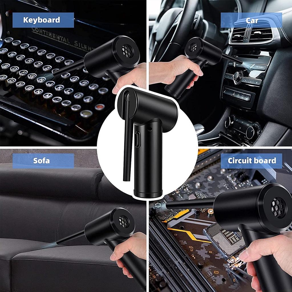 50000 RPM Vacuum Cleaner For Computer Laptop Keyboard Electronics Cleaning Cordless Air Duster Compressed Air Blower