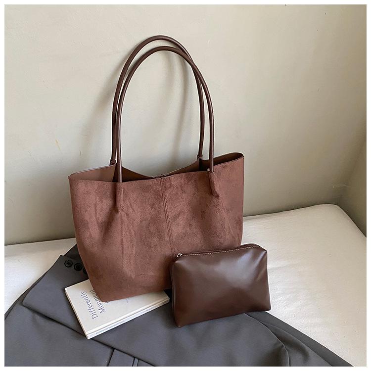 Large Capacity Tote Bag Women's Fashion Casual Handbag High Sense Versatile Shoulder Commuter Bag