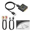 LiNKFOR RCA в HDMI 1080P компактный и легкий AV в HDMI HDMI-адаптер, совместимый с японской инструкцией, Конвертер, совместимый, 169/43