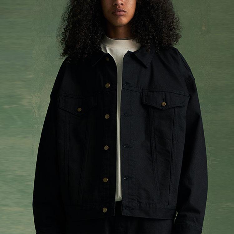 Fear of God Джинсовая куртка Essentials темно-черная мужская верхняя одежда 202BT234270F