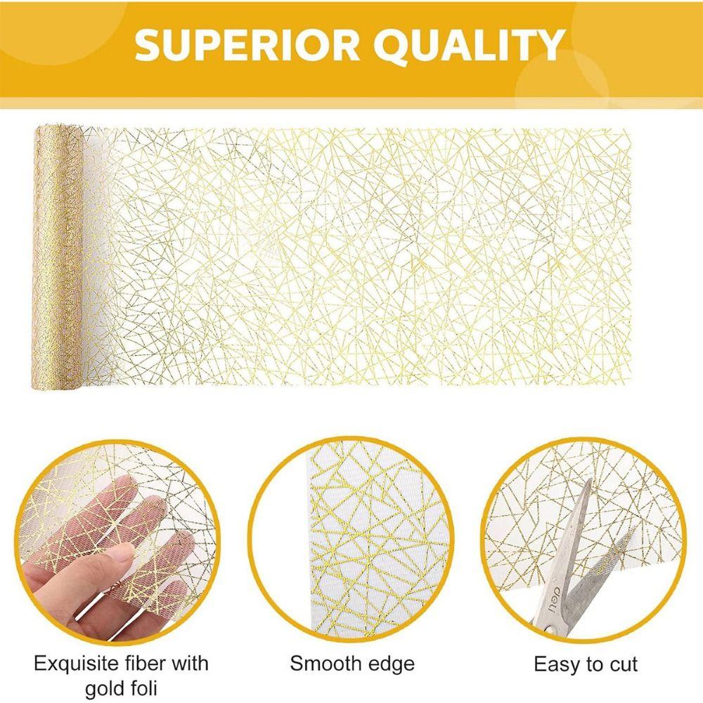 Mesh Glitter Metallic Table Runner Rectangle Table Cloths Runner Glitter Table Runner Living Room