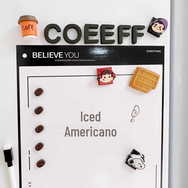 Магнитная меловая/маркерная доска для холодильника, стикер для заметок на дверь