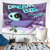 Dandys World Astro Wall Hanging Tapestry  Dream Big with Astro Vibrant Purple  Blue Design HighQuality Polyester Fabric