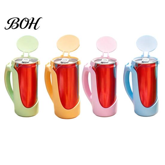 Portable Drink Lid Can Cover for Soda Cans, Snap on 11/12oz Coke Sparkling Flexible Seal Water, Splash Proof Leak Guard Car Cup Holder, Reusable