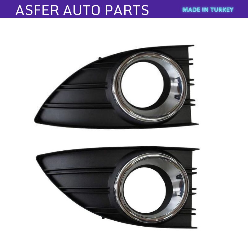 Крышка рамки противотуманной фары хромированная правая левая 2 шт. комплект для Fluence 2009-2012 OEM 261523809R 261523809L