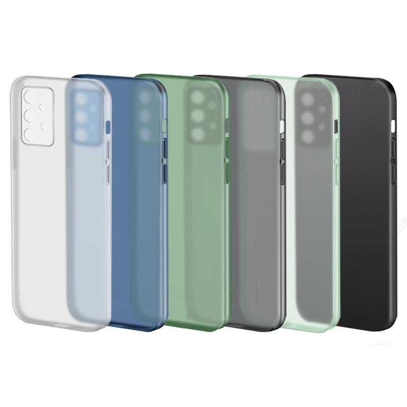 Ультратонкий матовый силиконовый мягкий чехол TPU для Samsung Galaxy A13 A23 A33 A53 A73 A14 A54 A32 A52 A72 Матовая задняя крышка Funda Capa