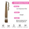 Ladies Wig Real Natural Ponytail Wig Braid Winding Hair Extension Ponytail Ponytailhair